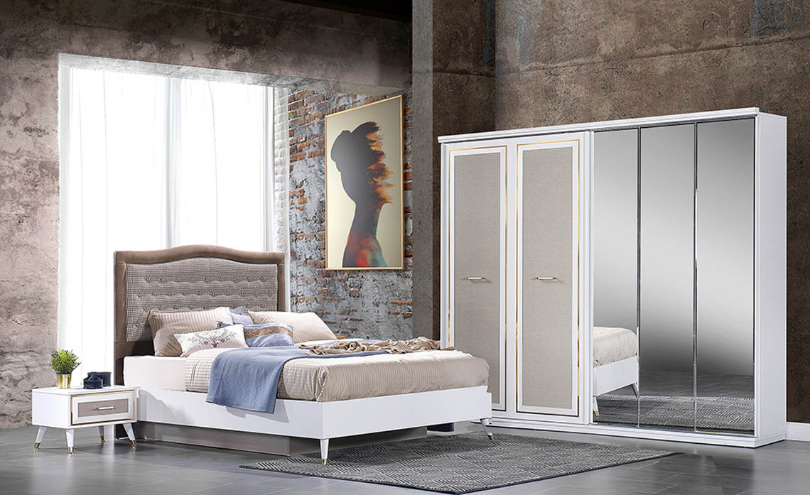 Vize Destina Yatak Odası Takımı Bazalı 6,363.56 TL + KDV