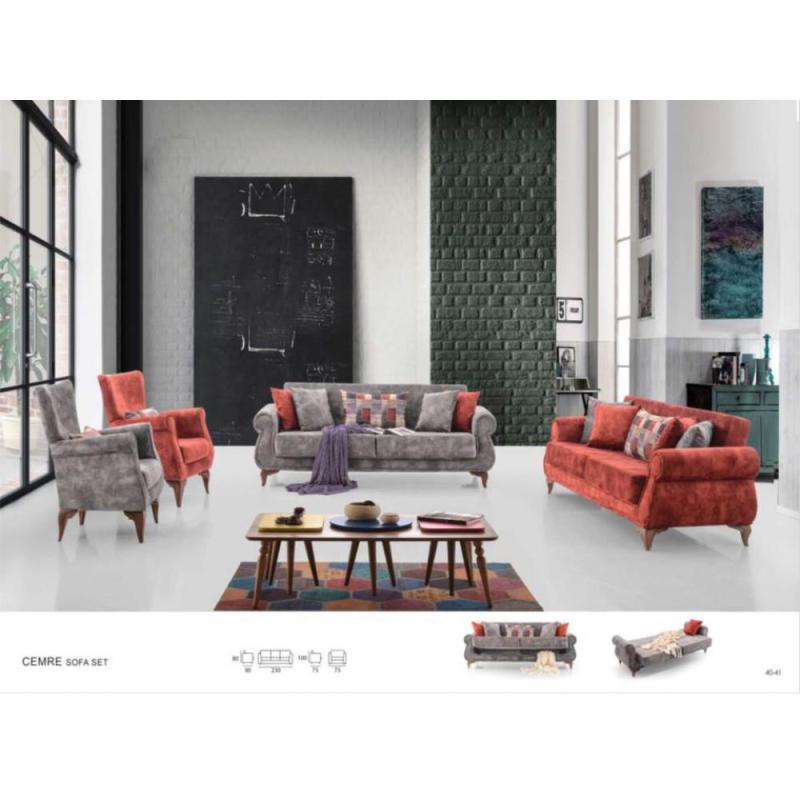 GÜVEN MOBİLYA CEMRE KOLTUK TAKIMI 3+3+1+1 6,940.68 TL + KDV