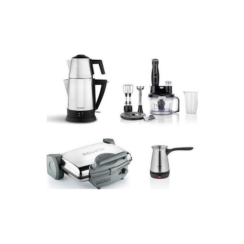 SCHAFER KEA ELEKTROSET KÜÇÜK EV ALET 4LÜ SET INOX 1,741.53 TL + KDV
