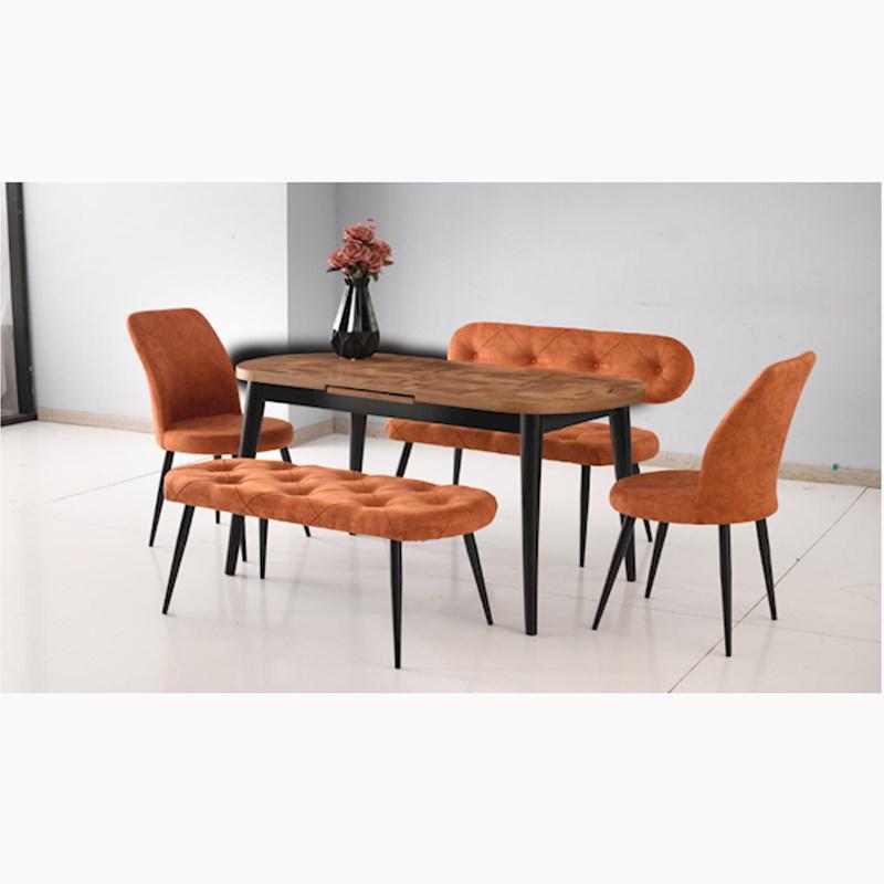 Yiğit Mobilya 2555 Bank Ahşap Masa Takımı 2,423.73 TL + KDV